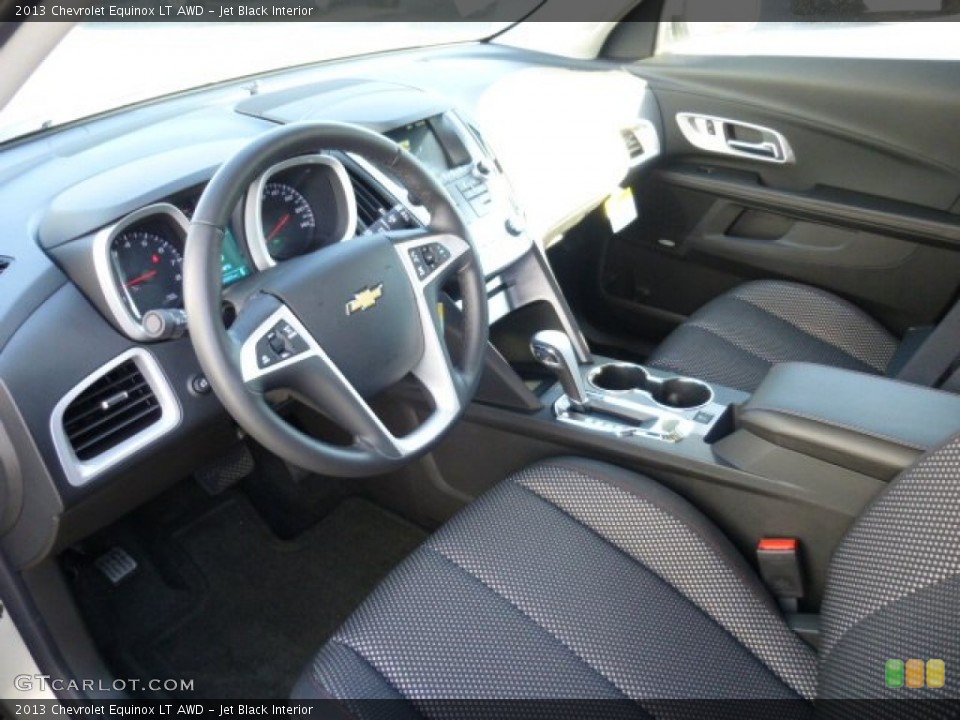 Jet Black Interior Prime Interior for the 2013 Chevrolet Equinox LT AWD #74198326