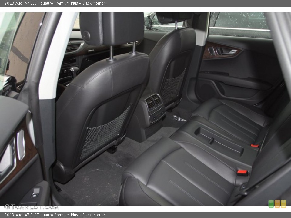 Black Interior Rear Seat for the 2013 Audi A7 3.0T quattro Premium Plus #74203062