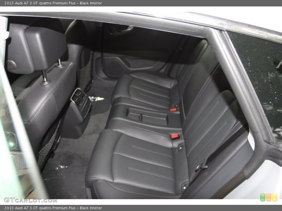 Black Interior Rear Seat for the 2013 Audi A7 3.0T quattro Premium Plus #74203084