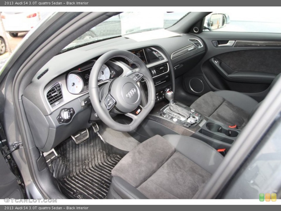 Black Interior Prime Interior for the 2013 Audi S4 3.0T quattro Sedan #74204047