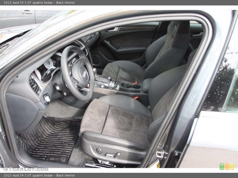 Black Interior Front Seat for the 2013 Audi S4 3.0T quattro Sedan #74204083