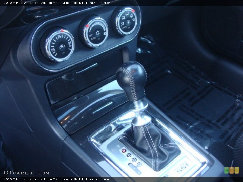 Black Full Leather Interior Transmission for the 2010 Mitsubishi Lancer Evolution MR Touring #74204101