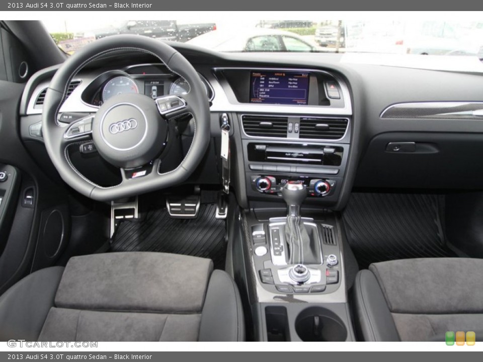 Black Interior Dashboard for the 2013 Audi S4 3.0T quattro Sedan #74204153