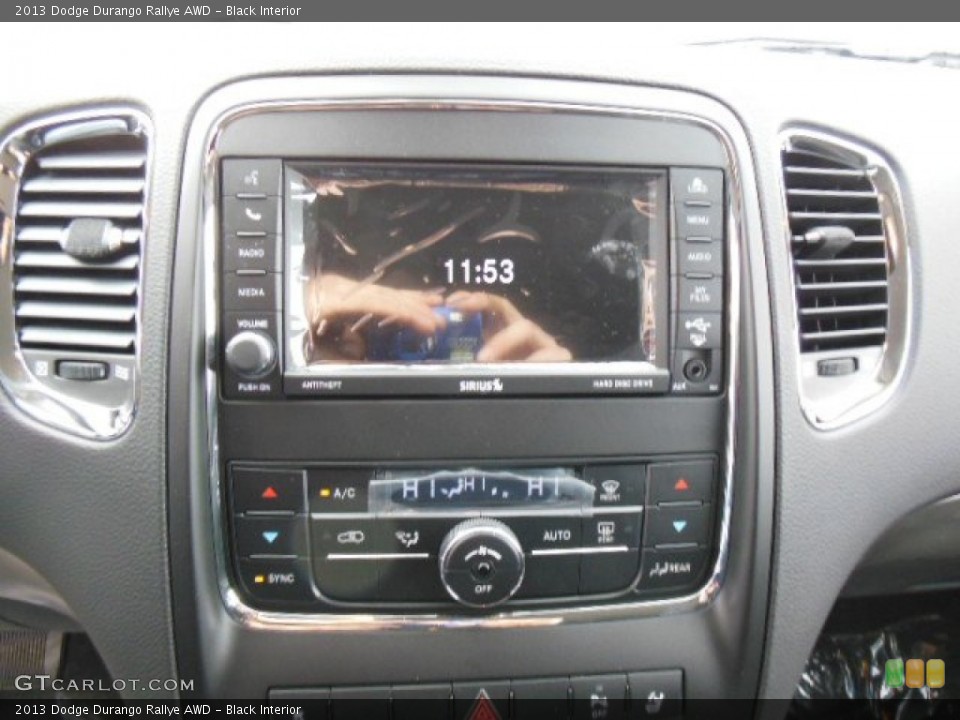 Black Interior Controls for the 2013 Dodge Durango Rallye AWD #74204323