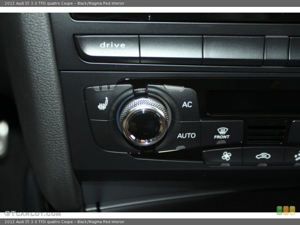 Black/Magma Red Interior Controls for the 2013 Audi S5 3.0 TFSI quattro Coupe #74204786