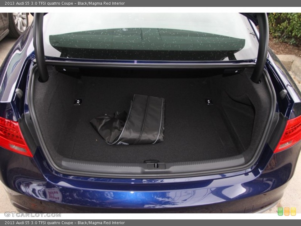 Black/Magma Red Interior Trunk for the 2013 Audi S5 3.0 TFSI quattro Coupe #74204812