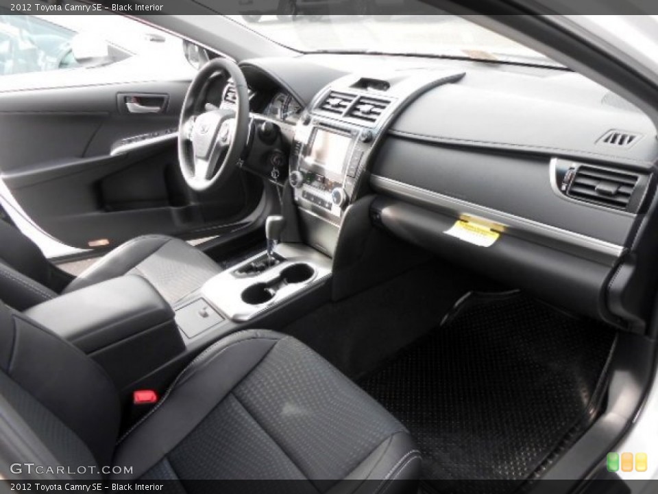Black Interior Dashboard for the 2012 Toyota Camry SE #74205924