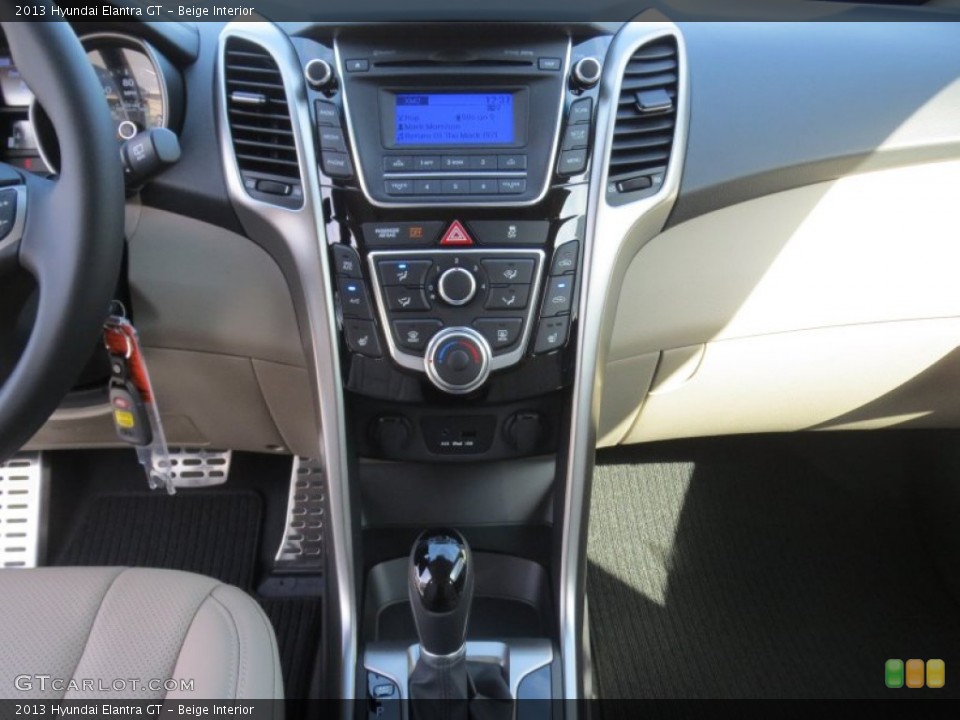 Beige Interior Controls for the 2013 Hyundai Elantra GT #74206260