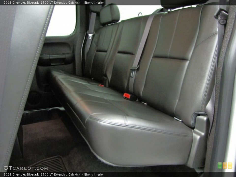 Ebony Interior Rear Seat for the 2013 Chevrolet Silverado 1500 LT Extended Cab 4x4 #74206528
