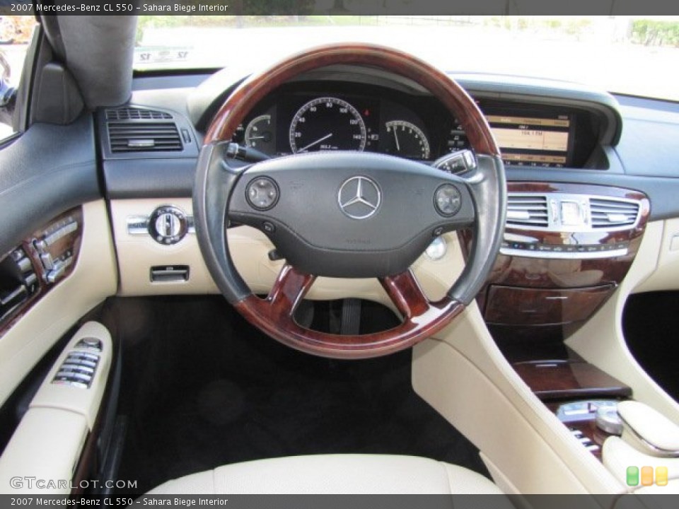 Sahara Biege Interior Dashboard for the 2007 Mercedes-Benz CL 550 #74206591