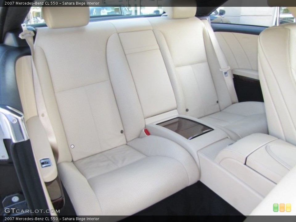 Sahara Biege Interior Rear Seat for the 2007 Mercedes-Benz CL 550 #74206789
