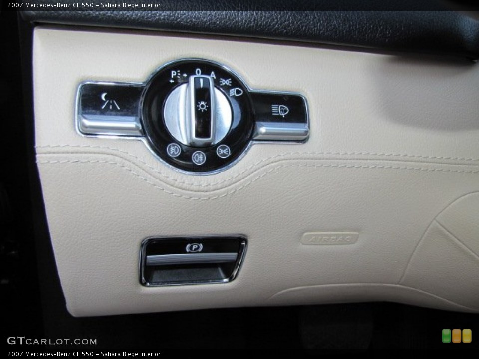Sahara Biege Interior Controls for the 2007 Mercedes-Benz CL 550 #74206888