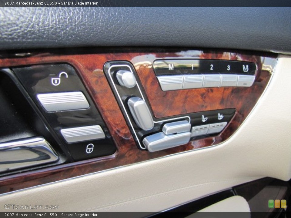 Sahara Biege Interior Controls for the 2007 Mercedes-Benz CL 550 #74207014