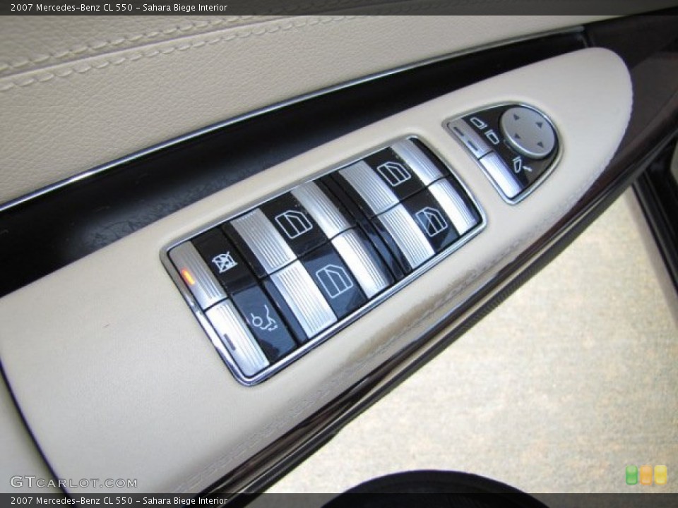 Sahara Biege Interior Controls for the 2007 Mercedes-Benz CL 550 #74207032