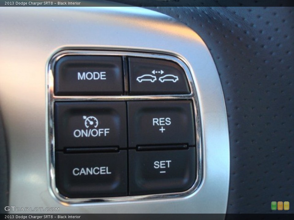 Black Interior Controls for the 2013 Dodge Charger SRT8 #74209641