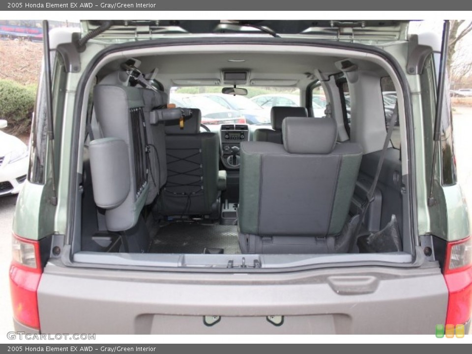 Gray/Green Interior Trunk for the 2005 Honda Element EX AWD #74212054