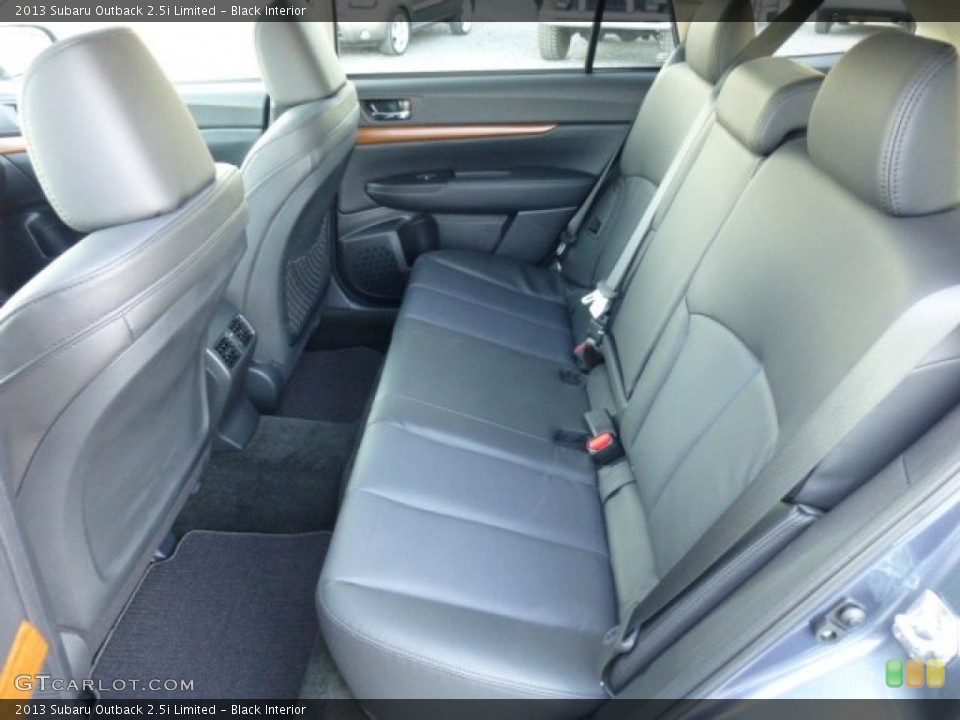 Black Interior Rear Seat for the 2013 Subaru Outback 2.5i Limited #74212762
