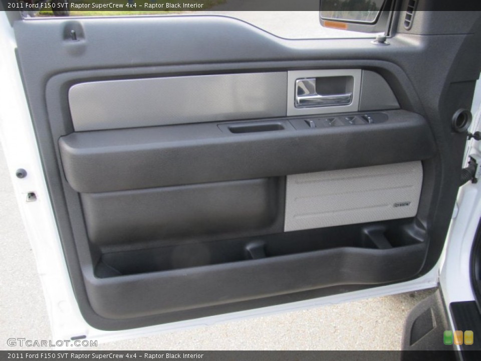Raptor Black Interior Door Panel for the 2011 Ford F150 SVT Raptor SuperCrew 4x4 #74214610