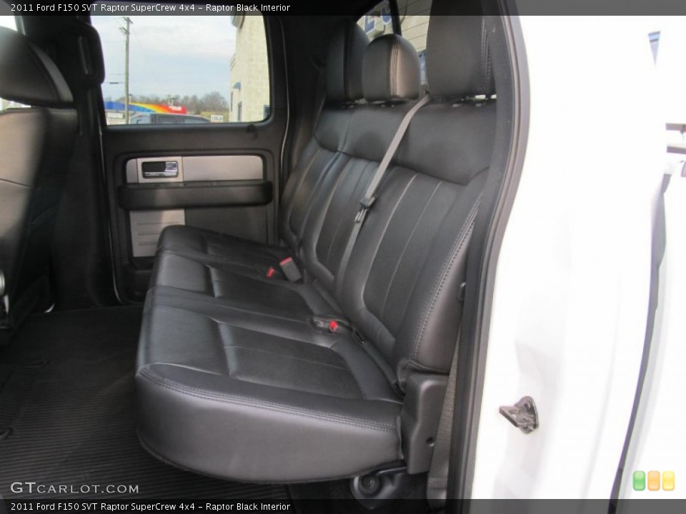 Raptor Black Interior Rear Seat for the 2011 Ford F150 SVT Raptor SuperCrew 4x4 #74214637