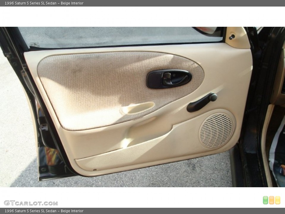 Beige Interior Door Panel for the 1996 Saturn S Series SL Sedan #74215687