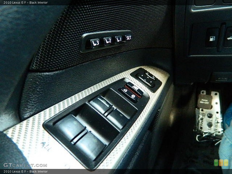 Black Interior Controls for the 2010 Lexus IS F #74216785