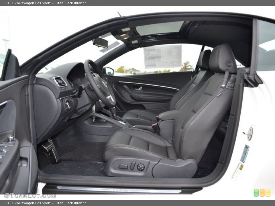 Titan Black Interior Photo for the 2013 Volkswagen Eos Sport #74219243