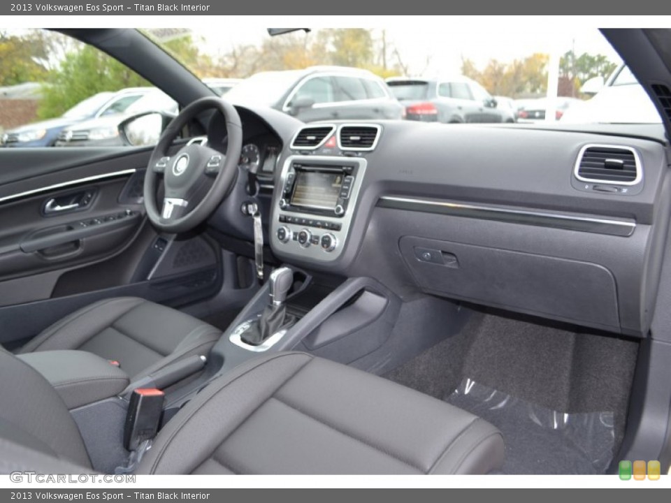 Titan Black Interior Dashboard for the 2013 Volkswagen Eos Sport #74219283