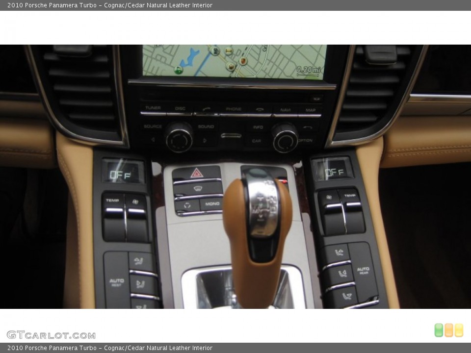 Cognac/Cedar Natural Leather Interior Transmission for the 2010 Porsche Panamera Turbo #74220728
