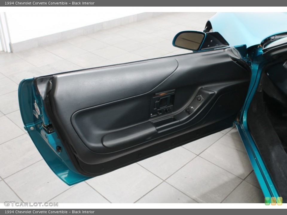 Black Interior Door Panel for the 1994 Chevrolet Corvette Convertible #74223122