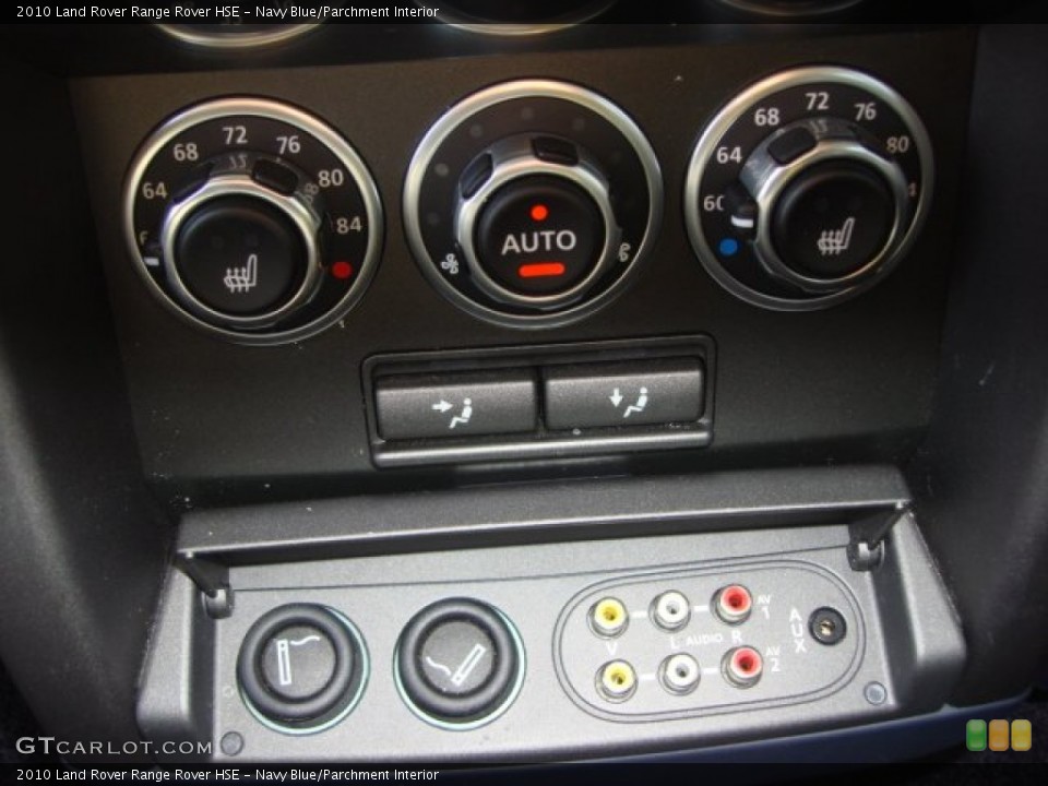 Navy Blue/Parchment Interior Controls for the 2010 Land Rover Range Rover HSE #74229110