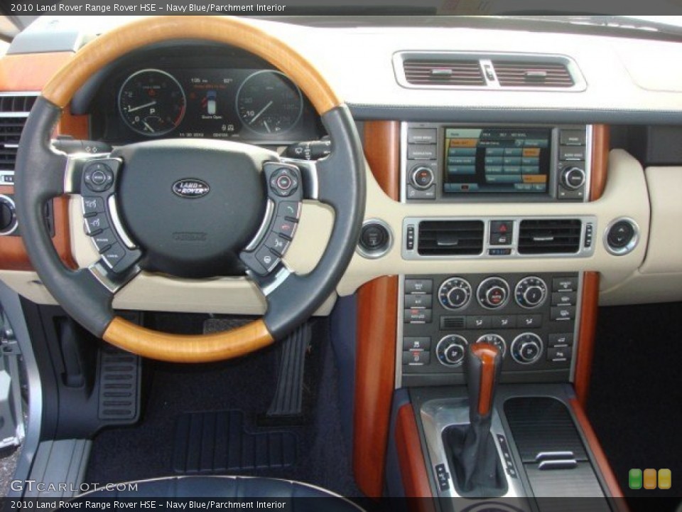 Navy Blue/Parchment Interior Dashboard for the 2010 Land Rover Range Rover HSE #74229146