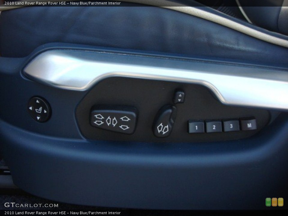 Navy Blue/Parchment Interior Controls for the 2010 Land Rover Range Rover HSE #74229217