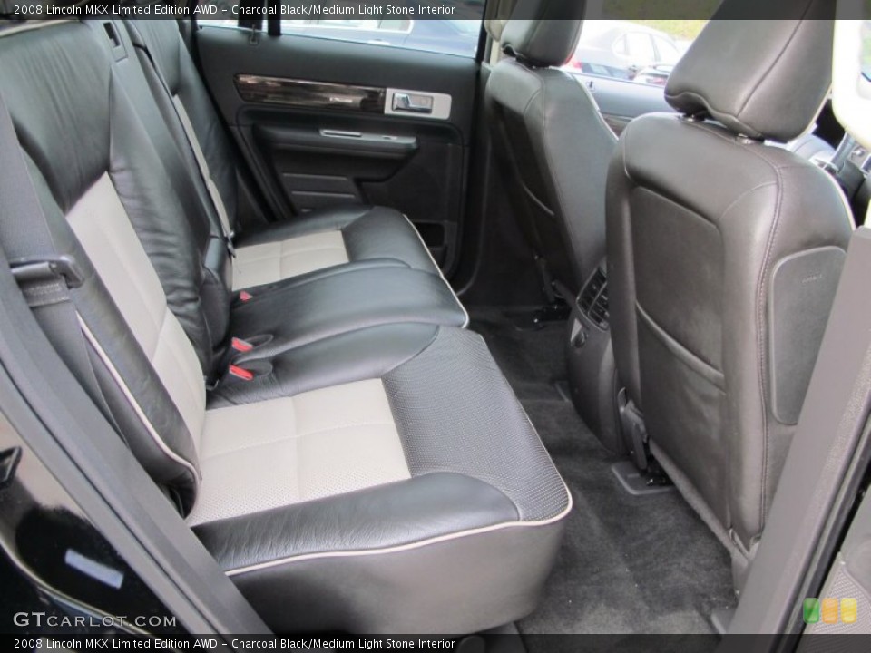 Charcoal Black/Medium Light Stone Interior Rear Seat for the 2008 Lincoln MKX Limited Edition AWD #74229242