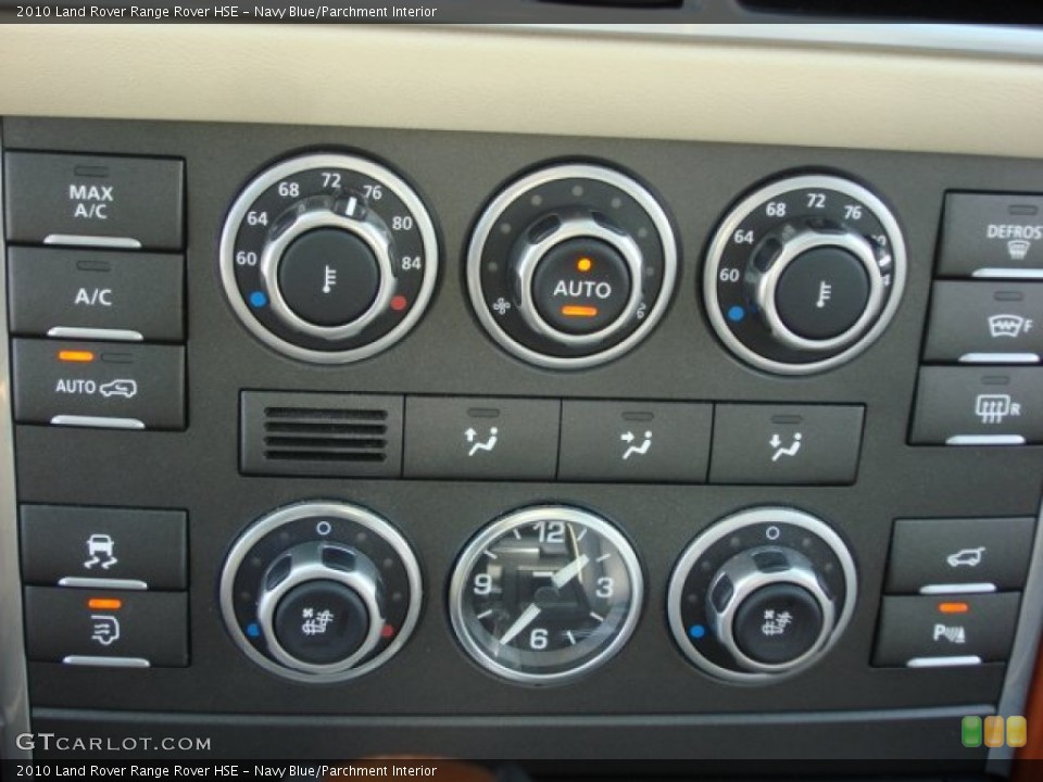 Navy Blue/Parchment Interior Controls for the 2010 Land Rover Range Rover HSE #74229329