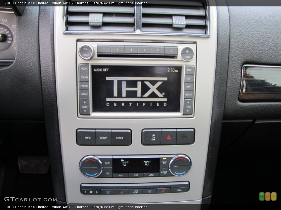 Charcoal Black/Medium Light Stone Interior Controls for the 2008 Lincoln MKX Limited Edition AWD #74229377