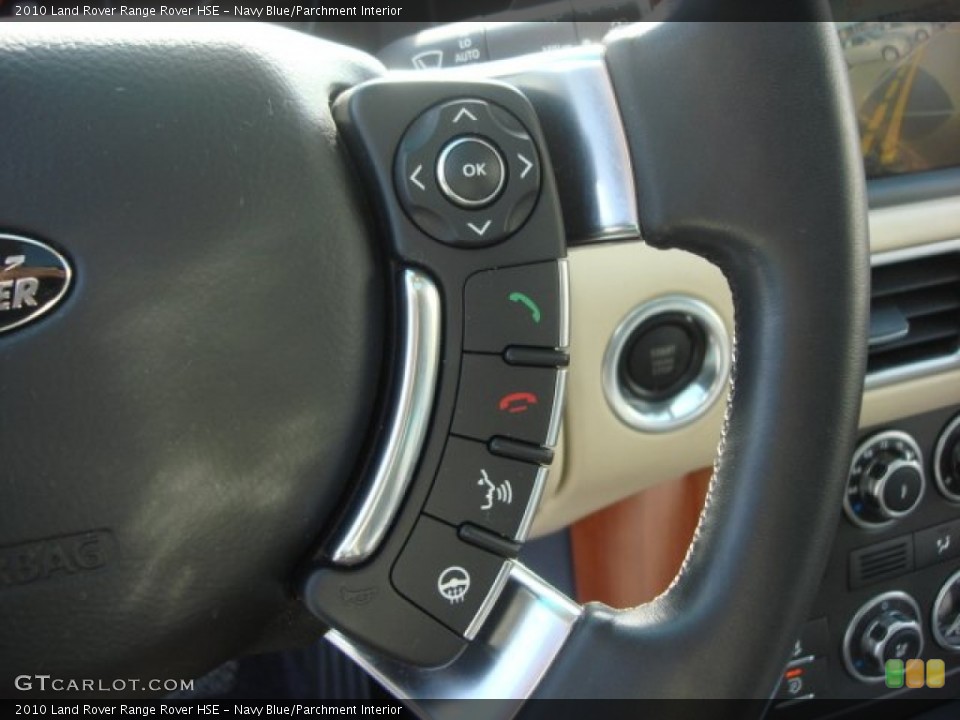 Navy Blue/Parchment Interior Controls for the 2010 Land Rover Range Rover HSE #74229411