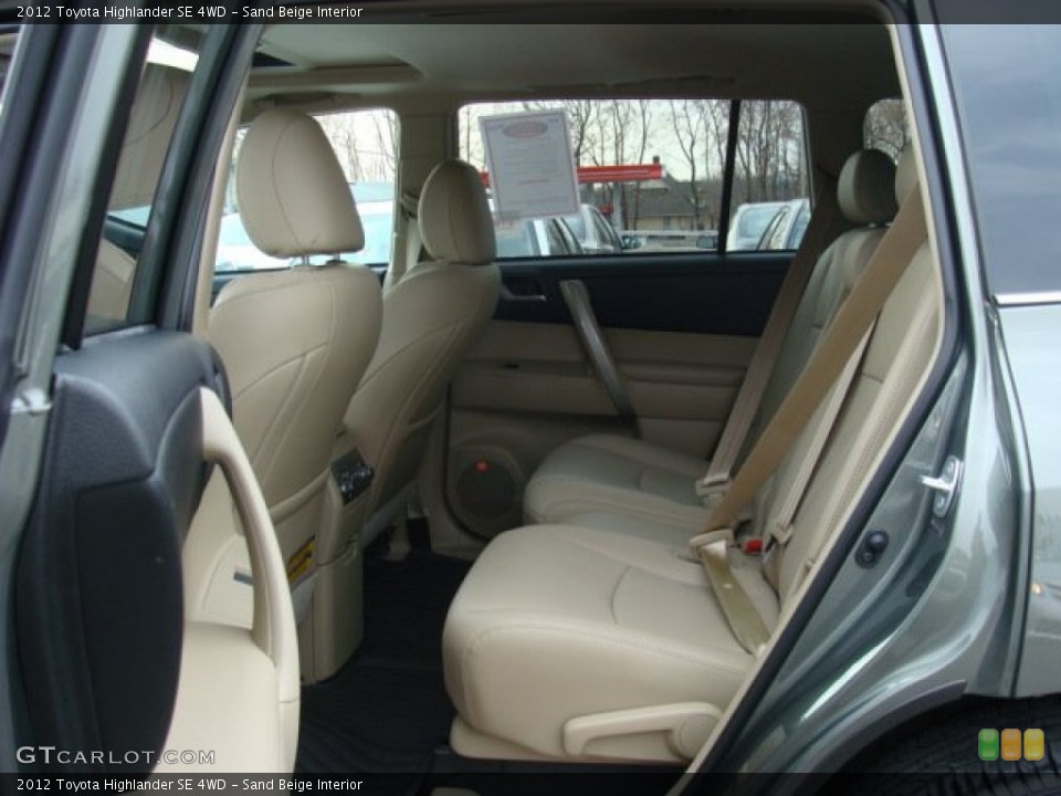 Sand Beige 2012 Toyota Highlander Interiors