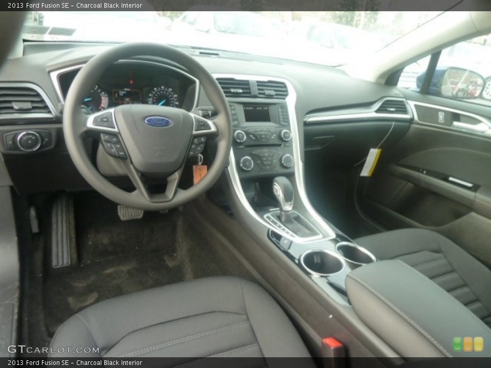 Charcoal Black Interior Prime Interior for the 2013 Ford Fusion SE #74231738