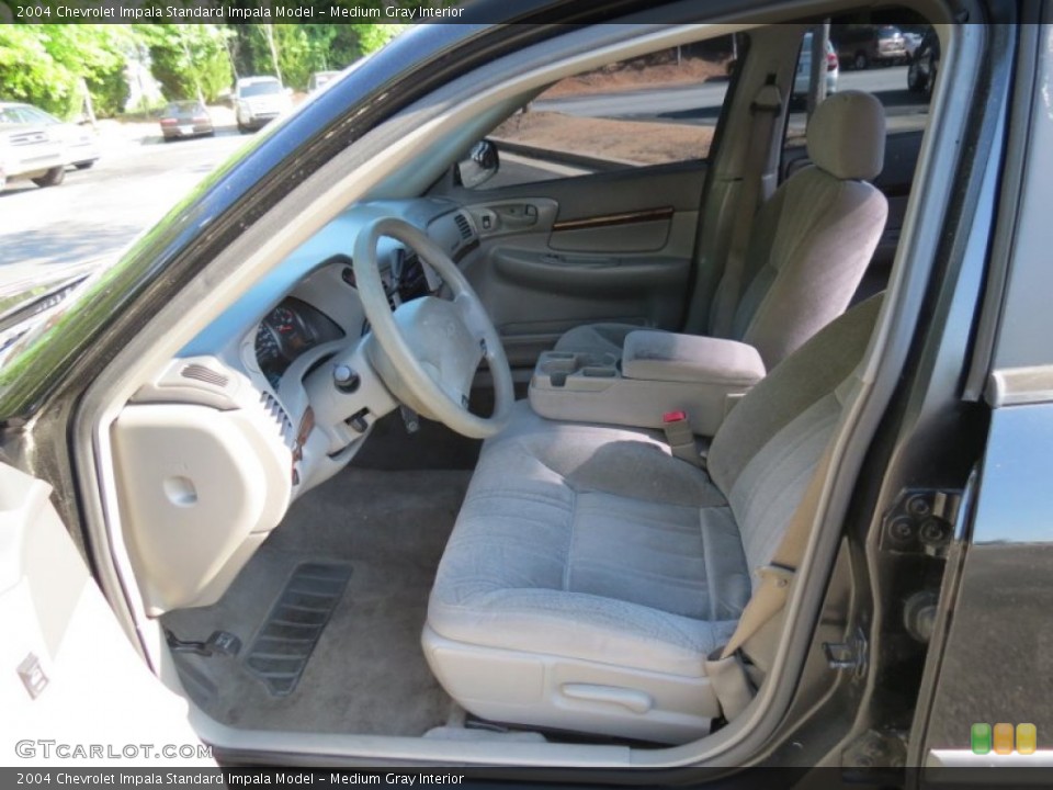 Medium Gray Interior Front Seat for the 2004 Chevrolet Impala  #74233046