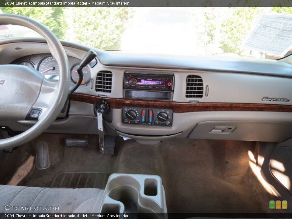 Medium Gray Interior Dashboard for the 2004 Chevrolet Impala  #74233144