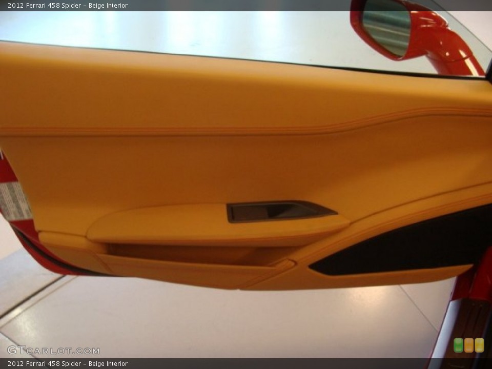 Beige Interior Door Panel for the 2012 Ferrari 458 Spider #74234136