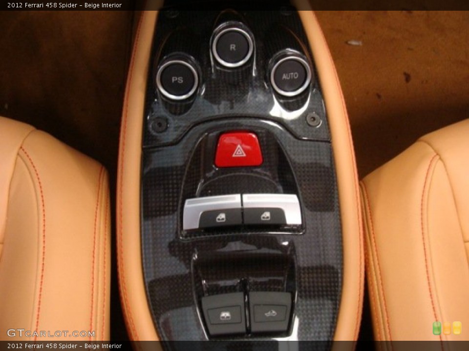 Beige Interior Transmission for the 2012 Ferrari 458 Spider #74234390