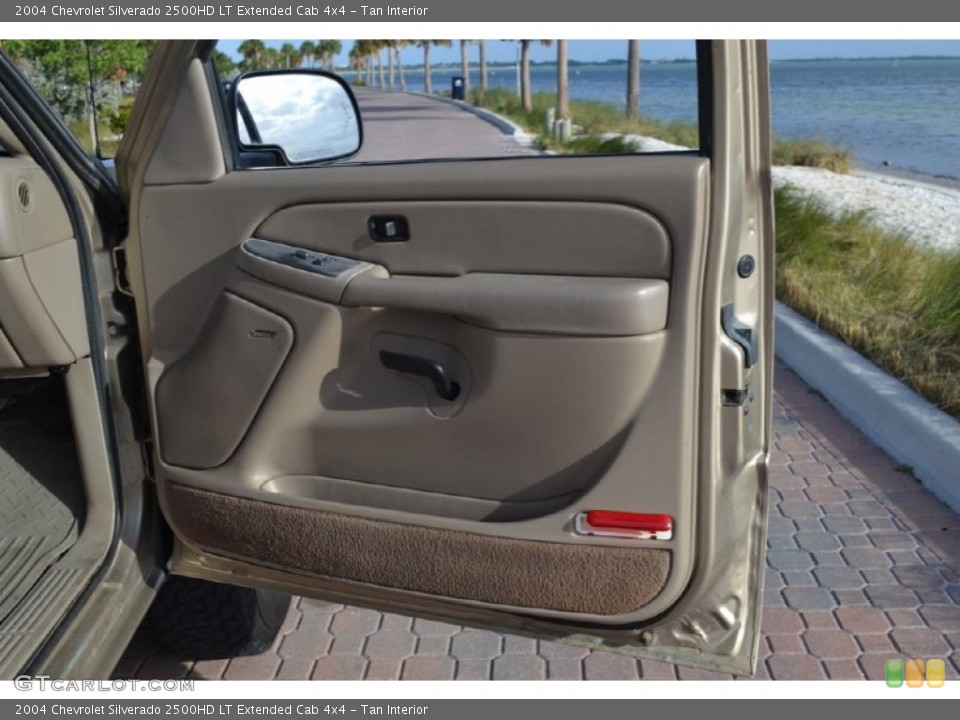 Tan Interior Door Panel for the 2004 Chevrolet Silverado 2500HD LT Extended Cab 4x4 #74236587
