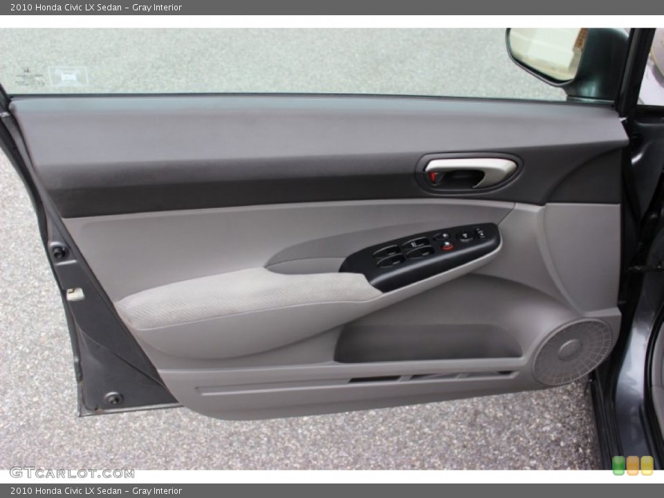 Gray Interior Door Panel for the 2010 Honda Civic LX Sedan #74237638