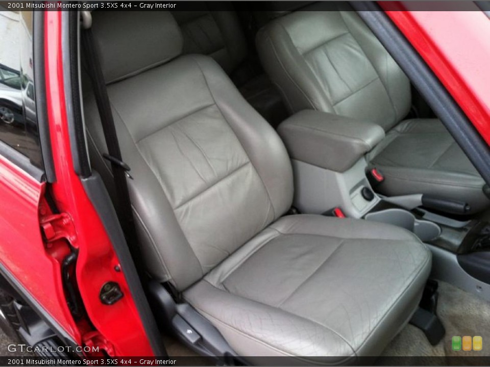 Gray Interior Front Seat for the 2001 Mitsubishi Montero Sport 3.5XS 4x4 #74237848