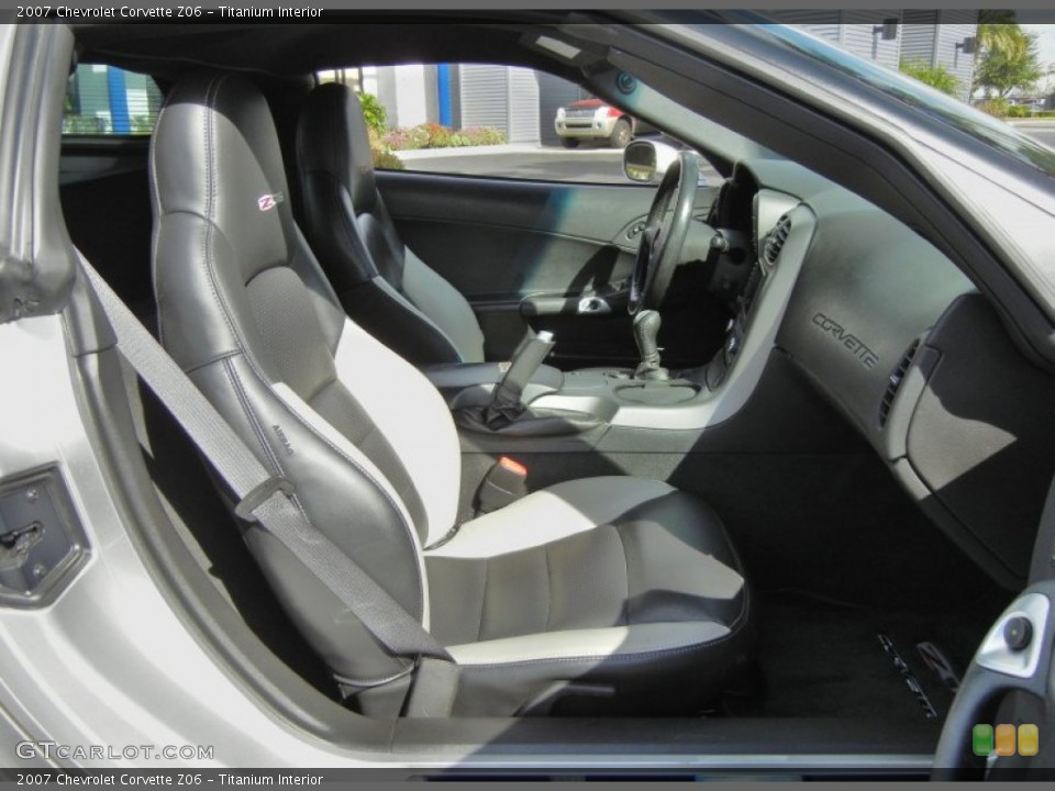Titanium Interior Photo for the 2007 Chevrolet Corvette Z06 #74240375
