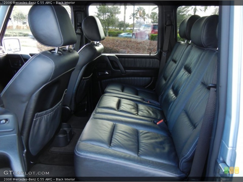 Black Interior Rear Seat for the 2006 Mercedes-Benz G 55 AMG #74240930