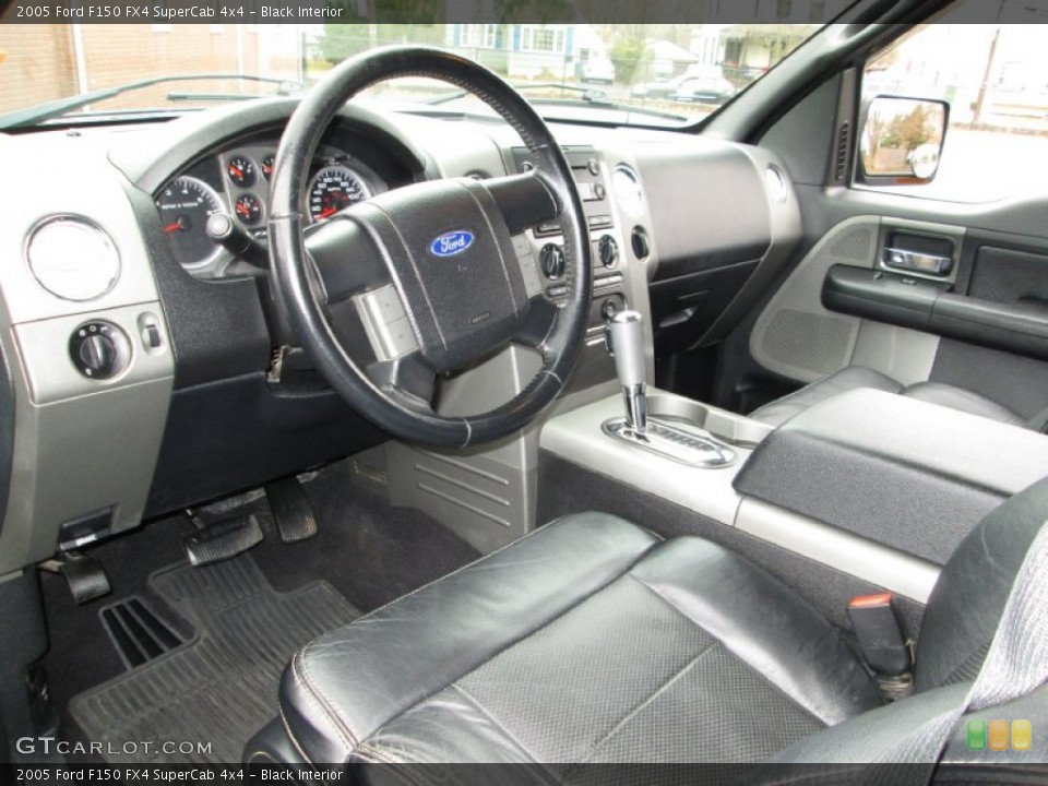 Black Interior Prime Interior for the 2005 Ford F150 FX4 SuperCab 4x4 #74240939