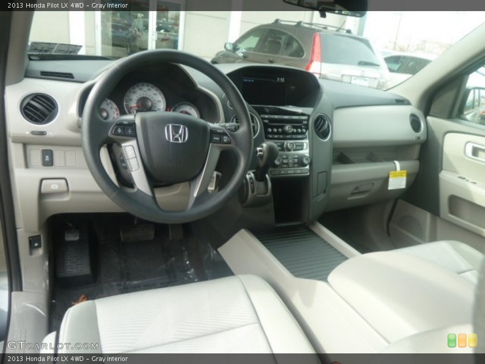 Gray Interior Prime Interior for the 2013 Honda Pilot LX 4WD #74241058