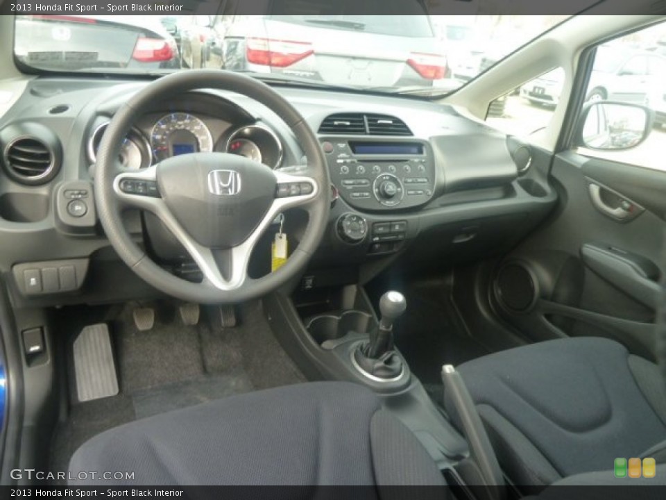Sport Black Interior Prime Interior for the 2013 Honda Fit Sport #74241974